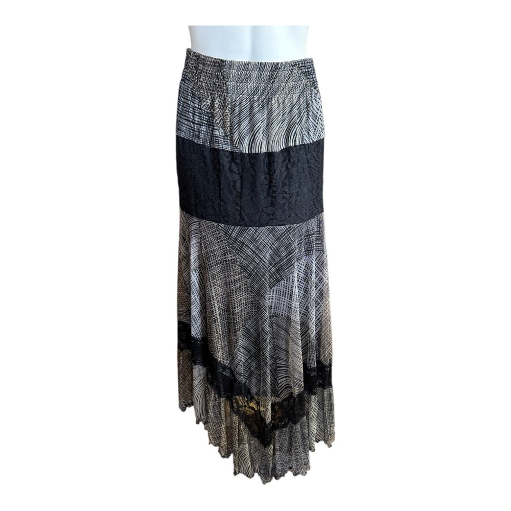 Y2K Lapis Maxi Skirt